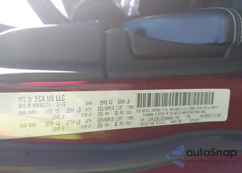 2016 Jeep Grand Cherokee Limited from USA, damaged, VIN 1C4RJEBG1GC340049